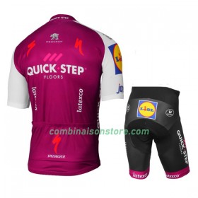 Combinaison Cycliste + Cuissard 2017 Quick-Step Floors Enfant N003